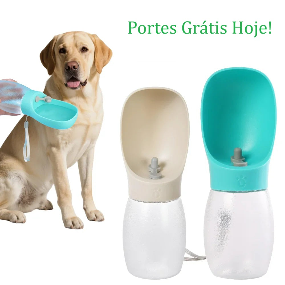 Garrafa de água para cães, 300ml, perfeito para passeios e viagens