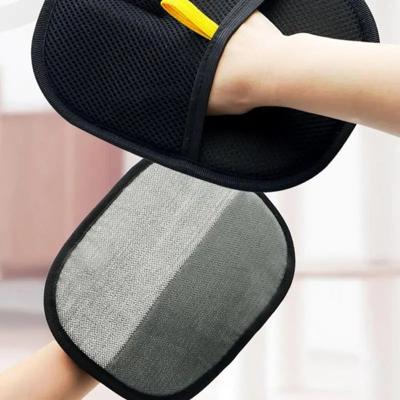 Luvas de Limpeza Fácil de pêlos de cães e gatos de sofás, tapetes e roupa.